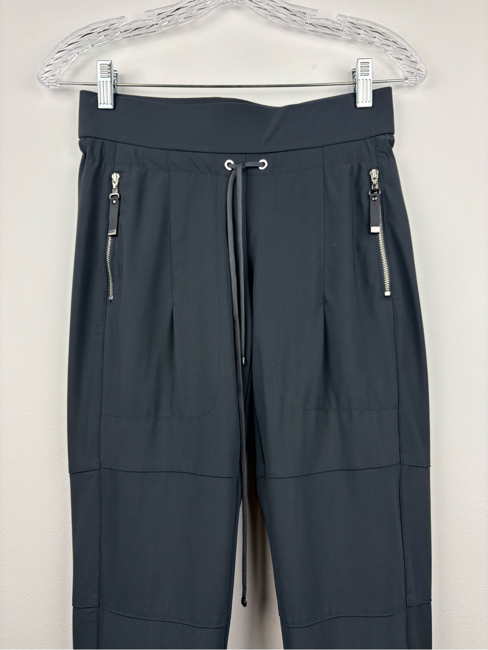 NWT RAFFAELLO ROSSI Candy Joggers Drawstring Cargo Slate Gray Sz 32 US XS 2 - Picture 3 of 15